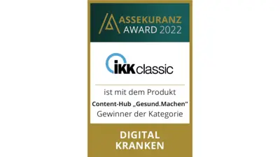 Assekuranz Award 2022 – IKK-classic Content Hub