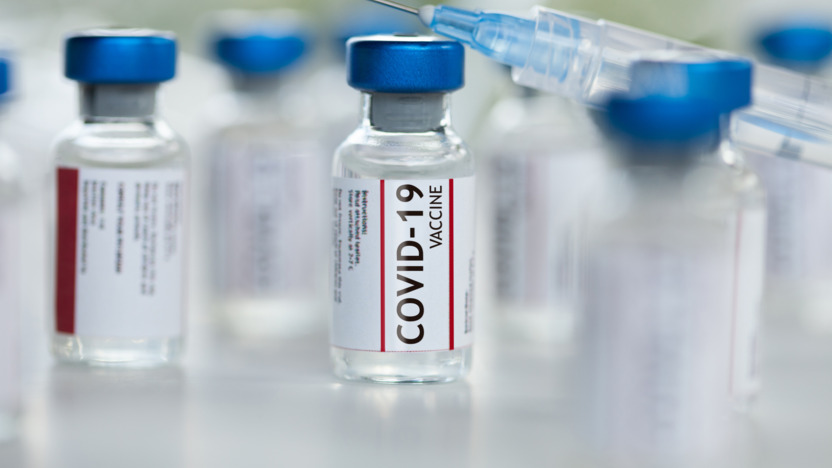 Fläschchen mit COVID-19-Impfstoff