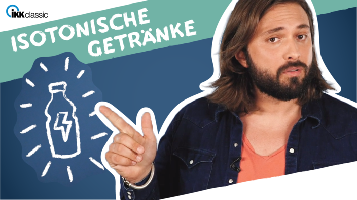 Screen zum Video Isotonische Getränke