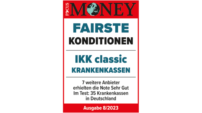 Auszeichnung "Fairste Konditionen" von Focus Money