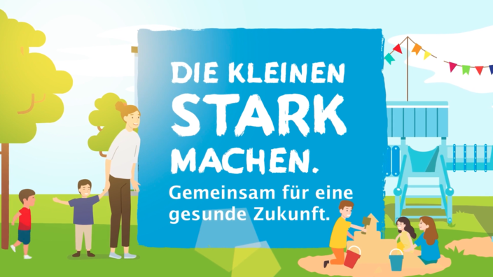 Thumbnail zum Erklärvideo von "Die Kleinen stark machen. Gemeinsam für eine gesunde Zukunft."