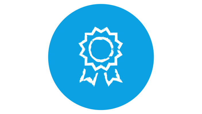 Icon mit Auszeichnung