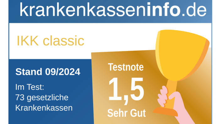 Testsiegel krankenkasseninfo.de